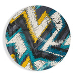 Zigzag – Rond Glasschilderij