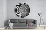 Hypnotisch – Rond Glasschilderij
