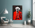 Genius Physicist Glass Wall Art || Designer Collection