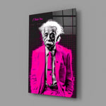 Genius Physicist Glass Wall Art || Designer Collection
