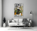 Game of Wealth Glass Wall Art || Designer Collection