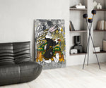 Game of Wealth Glass Wall Art || Designer Collection