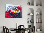 Classic Sports Car Glass Wall Art || Designer Collection