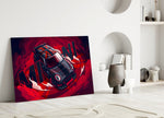 MINI Vortex of Speed Glass Wall Art || Designer Collection