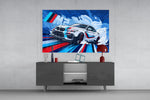 Coupe Dance of Speed Glass Wall Art || Designer Collection