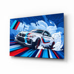 Coupe Dance of Speed Glass Wall Art || Designer Collection