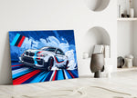 Coupe Dance of Speed Glass Wall Art || Designer Collection