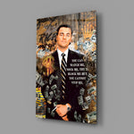 Wall Street High-Roller Glass Wall Art || Designer Collection