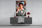 Cinematic Mob Boss Glass Wall Art || Designer Collection