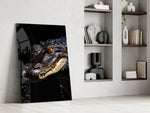 Eyes of the Swamp Glass Wall Art || Designer Collection