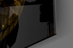 The Hunter in the Eyes Glass Wall Art || Designer Collection