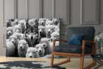 Wolf in Sheep's Clothing Glass Wall Art || Designer Collection