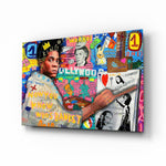 Neo-Expressionist Street Art Glass Wall Art || Designer Collection
