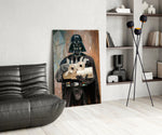 Crisis of the Dark Side Glass Wall Art || Designer Collection