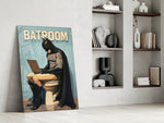 Batroom Glass Wall Art || Designer Collection