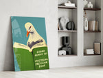 Seagull Science Glass Wall Art || Designer Collection