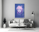 Pink Bubbles Glass Wall Art || Designer Collection