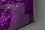 Purple Deer Glass Wall Art || Designer Collection