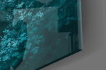 Mint Deer Glass Wall Art || Designer Collection