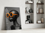 Faces of Colors Glass Wall Art || Designer Collection