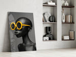 Faces of Colors Glass Wall Art || Designer Collection