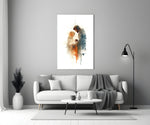 Holy Family Glass Wall Art || Designer Collection