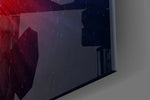Detroit Pistons: Blue Light Glass Wall Art || Designer Collection