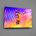 Basketball Legend Glass Wall Art || Designer Collection