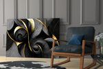 Curves Glass Wall Art || Designer Collection