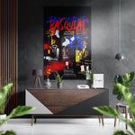 drietal schedels Rode kroon – Dibond Schilderij