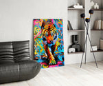 Tiger Glass Wall Art.