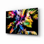 Colorful Thoughts Glass Wall Art.