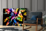 Colorful Thoughts Glass Wall Art.