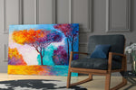 The Story of Autumn Glass Wall Art.