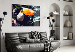 Toco Toucan Glass Wall Art.