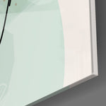 Abstract Shapes Glass Wall Art.