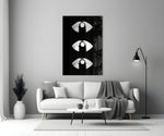 Lips Glass Wall Art.