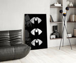 Lips Glass Wall Art.