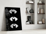 Lips Glass Wall Art.