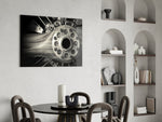 Wheel Glass Wall Art.