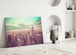 New York City Glass Wall Art.