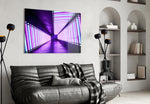 Neon Glass Wall Art.