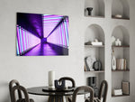 Neon Glass Wall Art.