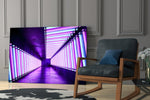 Neon Glass Wall Art.