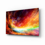 Abstract Glass Wall Art.