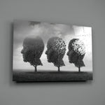 Autumn of Thoughts Glass Wall Art.