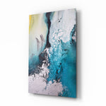 Colors of Abstraction Glass Wall Art.