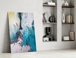 Colors of Abstraction Glass Wall Art.
