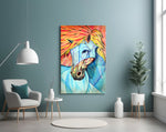 Horse Glass Wall Art.