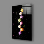 Macarons Glass Wall Art.